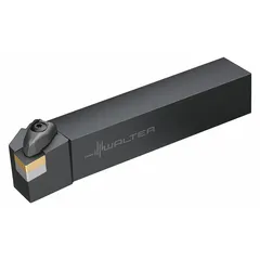 Left-hand indexable turning and profiling toolholder with 95° approach angle, designed for CNC lathes. Securely clamps indexable carbide inserts for external turning, facing, and contouring operations in metalworking applications.