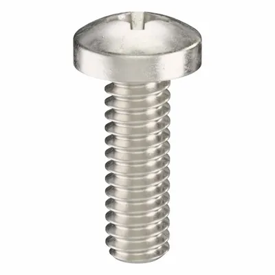 USA INDUSTRIALS Machine Screw: #0-80 Thread Size, 3/16 in Lg, 316, Stainless Steel, Plain - Pan Head Machine Screws