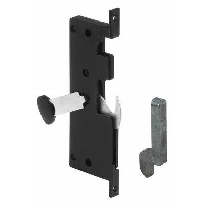 PRIME-LINE Latch Kit: Latch Lever and Keeper, 3 1/2 in Overall Ht, 1 1/8 in Overall Lg - Screen Door Hardware