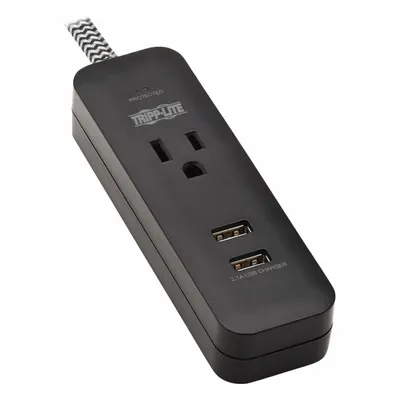 TRIPP LITE Outlet Strip: 1 Outlets, 4 ft Cord Lg, 450 J Rated Energy, 15 A Current - General Purpose Surge Protectors
