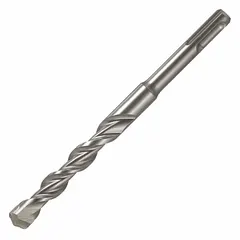 SDS-Plus drill bit for rotary hammer drilling in concrete and masonry. 16 mm diameter with 160 mm maximum drilling depth and 210 mm overall length. Suitable for anchor installation, rebar drilling, and conduit routing in construction and industrial maintenance.
