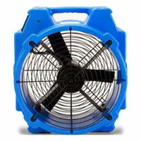 Axial Blower: 3,320 cfm, 1/4 hp, Fixed Frame, 115V AC, 2 Speeds, Blue, 360°, ABS, ABS (MPN BA-PBX-24)