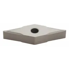 Diamond indexable turning insert for precision machining of non-ferrous metals and composites. Designed for finishing operations, it provides high wear resistance and a superior surface finish in turning applications.