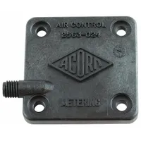 ACORN Cover Plate: Flood-Trol®, Noryl, 2 3/8 in Overall Wd, 2 in Overall Ht, Black (MPN 2563-024-000)
