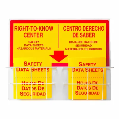 ACCUFORM Information Center: Information Center, 24 in Overall Ht, 30 in Overall Wd - Safety