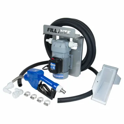 FILL-RITE Electric Drum Pump: 115 V AC, 1/4 hp HP, Polypropylene - Tote-Mount DEF Dispensing Pump Systems