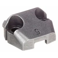 Replacement die for FEIN nibblers, rated for 6 ga steel and 10 ga stainless steel. Used in sheet metal cutting for fabrication, HVAC, and metalworking applications requiring clean, burr-free cuts.