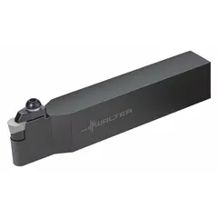 Indexable turning and profiling toolholder for external turning, facing, and profiling on CNC lathes. Accepts standard CN.. inserts for stable, high-feed machining. Suitable for general machining applications requiring rigid cutting and repeatable insert indexing.