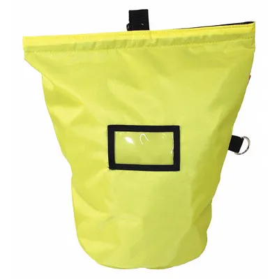 R&B FABRICATIONS Tote Bag: Nylon, Yellow, 1,000 cu in Interior Volume, Hook-and-Loop - Air Mask & Canister Bags