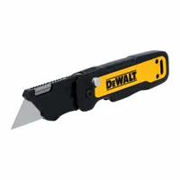 DEWALT Folding Utility Knife: 4.5 in/8.5 in, Steel, Aluminum, 1 Blades Included (MPN DWHT10991)