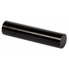 Steel plug and pin gauge with black oxide finish, 0.4370 in diameter, and 0.00020 in tolerance. Used for Go (plus) limit inspection of hole sizes in machining and quality control applications. Includes Certificate of Accuracy with NIST Traceability.
