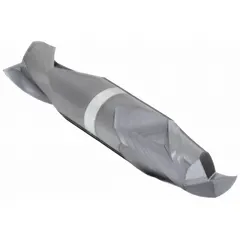 This double-end carbide square end mill features an AlTiN coating for heat resistance and wear protection. With 2 flutes and a 9/32" diameter, it is suited for precision milling of slots, profiles, and contours in ferrous and non-ferrous materials.