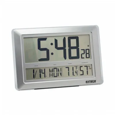 EXTECH Radio Control Clock: Time (MPN CTH10A) - Desk & Wall Mount Meters with Clock