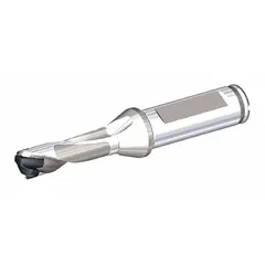 Modular drill tip for general drilling applications in metalworking and industrial machining. Designed for use with compatible drill bodies to enable efficient chip evacuation and consistent hole quality. Replaceable cutting edges reduce tool change downtime.
