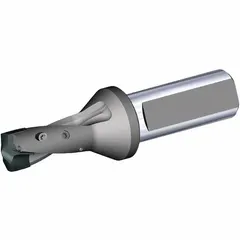 This WIDIA modular drill bit is designed for general drilling applications in machining operations. The modular design allows for interchangeable cutting heads, reducing tool changeover time. Suitable for use in a variety of materials, it offers flexibility in drilling operations.