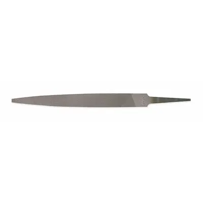NICHOLSON Single Edge Cut Bastard Cut Warding File, 6 in Length Without Tang - Double-Cut & Single-Cut Warding Files