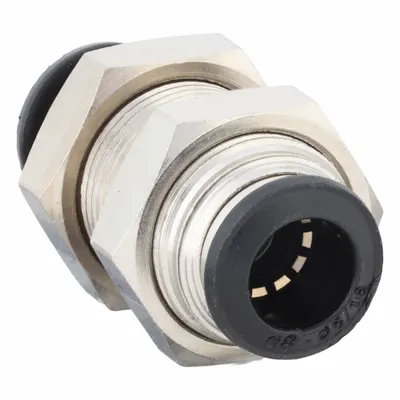 AIGNEP USA Nickel-Plated Brass Push-to-Connect Union Fitting - Nickel-Plated Brass Tube Fittings