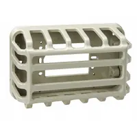 JOHNSON CONTROLS Universal Thermostat Guard: Snap-On, Silver, Solid Base, Single Wall (MPN GRD10A-601)