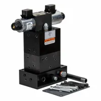 ENERPAC Control Valve: 4.5 gpm Max Flow Rate, Three Positions, Three-Way Ways, 24V DC, Tandem Center (MPN VE33)