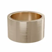 Sleeve Bearing: Bronze, SAE 841, 50 mm Bore, 60 mm OD, 35 mm Lg, 49,938 lb/sq in-fpm Max PV, 2 PK (MPN AAM5060-35B)
