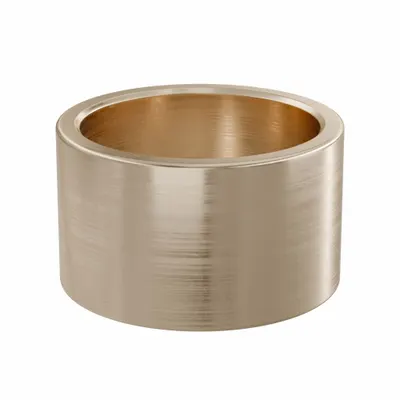 OILITE Sleeve Bearing: Bronze, SAE 841, 50 mm Bore, 60 mm OD, 35 mm Lg - Lubricated General Purpose Metallic Sleeve Bearings