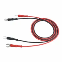 B&K PRECISION Test Lead Kit: CAT II, Spade Lug, Spade Lug, 3 3/8 ft Lg, Silicone (MPN TLPWR31)