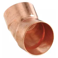 Wrot copper sweat fitting elbow with 6-inch CTS cup x FTG connections. Designed for soldered installation in copper tubing systems to change flow direction. Suitable for plumbing, HVAC, and industrial piping applications