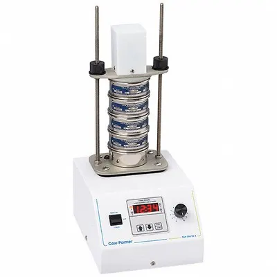 COLE-PARMER Mechanical Sieve Shaker: Vibration, 3 in Sieve Dia Accepted, Digital - Mechanical Sieve Shakers