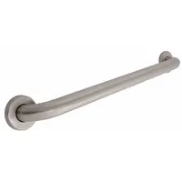 TAYMOR Wall Grab Bar: Straight, 30 in Lg, 1 1/4 in Dia, Stainless Steel, Satin, 300 lb Wt Capacity (MPN 01-C230030)