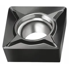 Square (S) indexable turning insert for general turning, facing, and profiling operations on metal workpieces. Available in two designations: SCGT432-FN2 and SCGT120408-FN2, sharing manufacturer part number 6955658. Geometry optimized for medium machining with positive rake and chipbreaker.