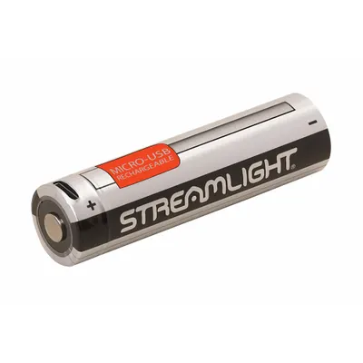 STREAMLIGHT Rechargeable Battery: 18650 Battery Size, Lithium Ion