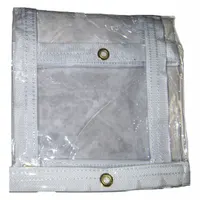 MAURITZON Tarp: 12 ft Lg, 7.75 ft Wd, Heavy Duty, 20 mil, Vinyl, Clear, 18 oz/sq yd, Waterproof (MPN T-PVC20-0812)