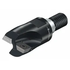 Indexable square-shoulder end mill for producing 90° shoulders in steel, stainless steel, and cast iron. Features a 20 mm diameter and T18 insert style. Suitable for general machining, mold and die, and heavy equipment manufacturing.