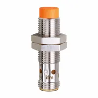 IFM Inductive Cylindrical Proximity Sensor: Built-in Connector, Unshielded, 3 Wires, 4 - Pin M12, NO (MPN IFS245)