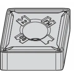 Diamond indexable turning insert available in CNMG432FW and CNMG120408FW size designations. Used for precision turning, facing, and profiling of non-ferrous materials, composites, and abrasive alloys.