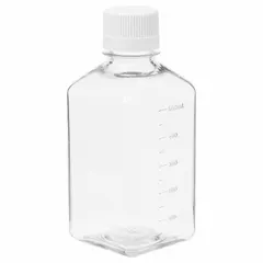 APPROVED VENDOR Media/Storage Bottle, PETG, 500 mL, HDPE Closure, Graduated