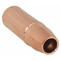 Self-insulated conical nozzle for plasma cutting, featuring a 5/32 in tip recess. Part of the 23 Series, model 23-50, supplied in a pack of 2. Directs and focuses the plasma arc for cutting conductive materials.