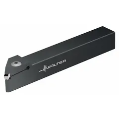 Indexable toolholder for parting and grooving operations on lathes and turning centers. Designed to cut grooves or separate workpieces. Identified by model G1551.16R-T6GX24.