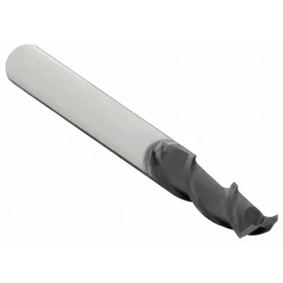 OSG Square End Mill: Carbide, TiAlN Coated, 2 Flute, 5/64" Mill Dia, 1/4" LOC - General Purpose Carbide Square End Mills