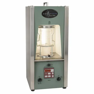ADVANTECH Sonicating Sieve Shaker: Sonic Wave/Vertical Mechanical Pulse - Sonicating Sieve Shakers