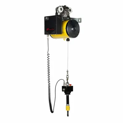 INGERSOLL RAND Air Cable Balancer, Hook Mounted, 400 lb Capacity, 100 psi, NPT - Air Cable Balancers