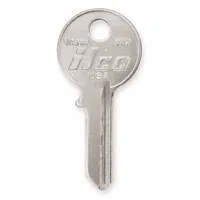 Key Blank: Compatible with Viro Locks, Key ID # VR7, 4 Pins, Brass (MPN VR91AR-VR7)