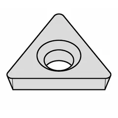 Triangle-shaped indexable turning insert for lathe operations such as facing, profiling, and contouring of metal workpieces. Models TPHB2152 and TPHB110208 are included under manufacturer part number 2824037.