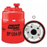 BALDWIN FILTERS Fuel Filter: Spin-On, 3 11/16 in Outside Dia, 1"-14 Thread Size, Diesel Fuel, Diesel (MPN BF1204-SP)