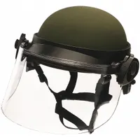PAULSON Riot Control Face Shield: Universal, Polycarbonate, Pivot (MPN DK6-H.150S)