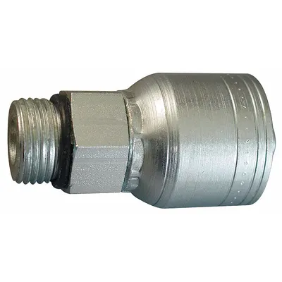 WEATHERHEAD 08Z-P08 Straight Crimp Hydraulic Hose Fitting - Weatherhead Crimp Hydraulic Hose Fittings with ORB Connection