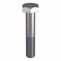 Heavy Hex Bolt: Stainless Steel, Grade B8M, Plain, 1/2"-13 Thread Size, 2 3/4 in lg, 5 PK (MPN ZBOLT-5082)