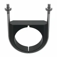 Vibration Dampening U-Bolt: 5/8"-11 Thread Size, For Pipe Size 6 in, 7 3/4 in Inside Ht, Plain (MPN UB6PA6)