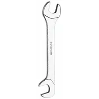 FACOM Open End Wrench: Alloy Steel, Satin, 14 mm Head Size, 4 23/32 in Overall Lg, Std (MPN FM-34.14)