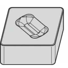 These diamond indexable turning inserts are designed for precision machining of non-ferrous materials, composites, and abrasive workpieces. The diamond construction provides hardness and wear resistance for high-speed finishing and extended tool life in turning operations.